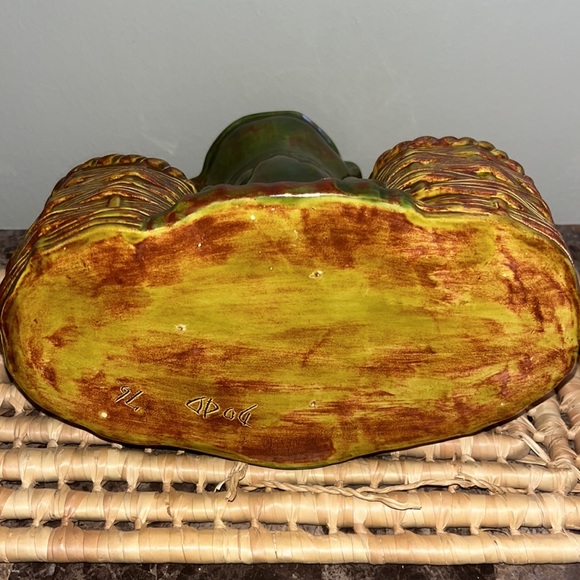 Vintage Ceramic Frog with Duel Planters - Picture 5 of 11